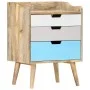 Mesita de noche de madera maciza de mango 47x35x63 cm de , Mesitas de noche - Ref: Foro24-286480, Precio: 73,53 €, Descuento: %