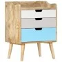 Mesita de noche de madera maciza de mango 47x35x63 cm de , Mesitas de noche - Ref: Foro24-286480, Precio: 73,53 €, Descuento: %