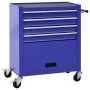 Tool cart with 4 blue steel drawers by vidaXL, Cargo forklifts - Ref: Foro24-147188, Price: 217,15 €, Discount: %