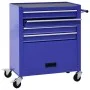 Tool cart with 4 blue steel drawers by vidaXL, Cargo forklifts - Ref: Foro24-147188, Price: 217,15 €, Discount: %