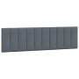 Estructura cama con cabecero terciopelo gris oscuro 180x200 cm de , Camas y somieres - Ref: Foro24-3207862, Precio: 257,88 €,...