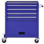 Carro para herramientas con 4 cajones acero azul de vidaXL, Carretillas de carga - Ref: Foro24-147188, Precio: 220,78 €, Desc...
