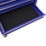 Carro para herramientas con 4 cajones acero azul de vidaXL, Carretillas de carga - Ref: Foro24-147188, Precio: 220,78 €, Desc...
