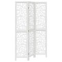 Biombo separador de 3 paneles madera maciza Paulownia blanco de , Divisores de ambientes - Ref: Foro24-358734, Precio: 86,96 ...