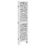 Biombo separador de 5 paneles madera maciza Paulownia blanco de , Divisores de ambientes - Ref: Foro24-358741, Precio: 128,42...