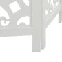 Biombo separador de 5 paneles madera maciza Paulownia blanco de , Divisores de ambientes - Ref: Foro24-358741, Precio: 128,42...
