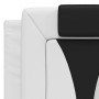 Cama con colchón cuero sintético blanco y negro 140x200 cm de , Camas y somieres - Ref: Foro24-3208802, Precio: 433,87 €, Des...
