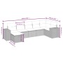 Set sofás de jardín 7 piezas y cojines ratán sintético beige de , Conjuntos de jardín - Ref: Foro24-3264454, Precio: 478,85 €...