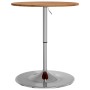 Mesa alta de madera maciza roble marrón claro Ø60x89,5 cm de , Mesas de cocina y de comedor - Ref: Foro24-3270627, Precio: 98...