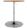 Mesa alta de madera maciza roble marrón claro Ø60x89,5 cm de , Mesas de cocina y de comedor - Ref: Foro24-3270627, Precio: 98...