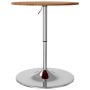 Mesa alta de madera maciza roble marrón claro Ø60x89,5 cm de , Mesas de cocina y de comedor - Ref: Foro24-3270627, Precio: 98...