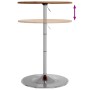 Mesa alta de madera maciza roble marrón claro Ø60x89,5 cm de , Mesas de cocina y de comedor - Ref: Foro24-3270627, Precio: 98...