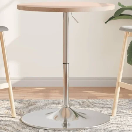 Mesa alta de madera maciza roble Ø60x90,5 cm de , Mesas de cocina y de comedor - Ref: Foro24-3270631, Precio: 104,04 €, Descu...