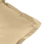 Cojines silla respaldo alto 4 uds tela beige melange 120x50x7cm de , Cojines para sillas y sofás - Ref: Foro24-4002356, Preci...