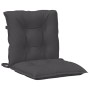 Cojines silla respaldo bajo 4 ud tela gris antracita melange de , Cojines para sillas y sofás - Ref: Foro24-4002377, Precio: ...