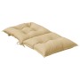 Cojines silla respaldo bajo 4 ud tela beige melange 100x50x7 cm de , Cojines para sillas y sofás - Ref: Foro24-4002389, Preci...
