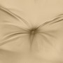 Cojines silla respaldo bajo 4 ud tela beige melange 100x50x7 cm de , Cojines para sillas y sofás - Ref: Foro24-4002389, Preci...