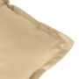 Cojines silla respaldo bajo 4 ud tela beige melange 100x50x7 cm de , Cojines para sillas y sofás - Ref: Foro24-4002389, Preci...