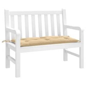 Cojín para banco de jardín tela beige melange 100x50x7 cm de , Cojines para sillas y sofás - Ref: Foro24-4002534, Precio: 21,...