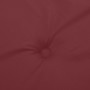 Cojines banco jardín 2 uds tela rojo tinto melange 200x50x7 cm de , Cojines para sillas y sofás - Ref: Foro24-4002639, Precio...
