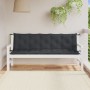 Cojines banco jardín 2 uds tela antracita melange 180x50x7 cm de , Cojines para sillas y sofás - Ref: Foro24-4002618, Precio:...