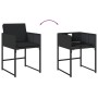 Set de comedor jardín 11 pzas con cojines ratán sintético negro de , Conjuntos de jardín - Ref: Foro24-3278094, Precio: 471,7...