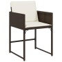 Set comedor de jardín 11 pzas y cojines ratán sintético marrón de , Conjuntos de jardín - Ref: Foro24-3278096, Precio: 486,04...
