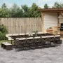 Set de muebles jardín 17 pzas y cojines ratán sintético marrón by , Garden sets - Ref: Foro24-3278132, Price: 1,00 €, Discoun...
