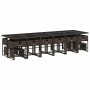 Set de muebles jardín 17 pzas y cojines ratán sintético marrón de , Conjuntos de jardín - Ref: Foro24-3278132, Precio: 909,13...