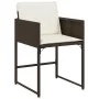 Set de muebles jardín 17 pzas y cojines ratán sintético marrón by , Garden sets - Ref: Foro24-3278132, Price: 1,00 €, Discoun...