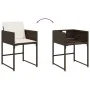 Set de muebles jardín 17 pzas y cojines ratán sintético marrón by , Garden sets - Ref: Foro24-3278132, Price: 1,00 €, Discoun...