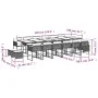Set de muebles jardín 17 pzas y cojines ratán sintético marrón by , Garden sets - Ref: Foro24-3278132, Price: 1,00 €, Discoun...