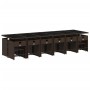Set de muebles jardín 17 pzas y cojines ratán sintético marrón de , Conjuntos de jardín - Ref: Foro24-3277952, Precio: 944,30...