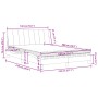 Cama con colchón terciopelo gris claro 140x200 cm de , Camas y somieres - Ref: Foro24-3208598, Precio: 395,04 €, Descuento: %
