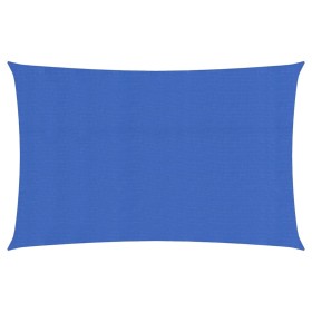 Toldo de vela rectangular HDPE azul 160 g/m² 4x7 m de , Sombrillas - Ref: Foro24-311520, Precio: 61,29 €, Descuento: %