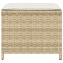 Taburetes jardín con cojines 4 uds ratán PE beige 40x40x35 cm de , Otomanas de exterior - Ref: Foro24-4007487, Precio: 87,70 ...