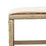Gartenhocker mit Kissen, 4 Stück, PE-Rattan, beige, 40x40x35 cm. von , Hocker für den Außenbereich - Ref: Foro24-4007487, Pre...