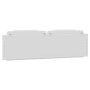 Cabecero de cama acolchado cuero sintético blanco 180 cm de , Cabeceros y pies de cama - Ref: Foro24-374805, Precio: 71,23 €,...