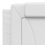 Cabecero de cama acolchado cuero sintético blanco 180 cm de , Cabeceros y pies de cama - Ref: Foro24-374805, Precio: 71,23 €,...