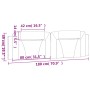 Cabecero de cama acolchado cuero sintético blanco 180 cm de , Cabeceros y pies de cama - Ref: Foro24-374805, Precio: 71,23 €,...