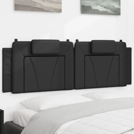 Cabecero de cama acolchado cuero sintético negro 160 cm de , Cabeceros y pies de cama - Ref: Foro24-374797, Precio: 62,23 €, ...