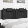 Cabecero de cama acolchado cuero sintético negro 160 cm de , Cabeceros y pies de cama - Ref: Foro24-374797, Precio: 62,23 €, ...