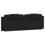 Cabecero de cama acolchado cuero sintético negro 160 cm de , Cabeceros y pies de cama - Ref: Foro24-374797, Precio: 62,23 €, ...