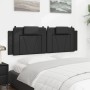 Cabecero de cama acolchado cuero sintético negro 160 cm de , Cabeceros y pies de cama - Ref: Foro24-374797, Precio: 62,23 €, ...