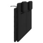 Cabecero de cama acolchado cuero sintético negro 160 cm de , Cabeceros y pies de cama - Ref: Foro24-374797, Precio: 62,23 €, ...
