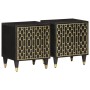 Mesitas de noche 2 uds madera maciza de mango 40x33x46 cm de , Mesitas de noche - Ref: Foro24-358317, Precio: 111,80 €, Descu...