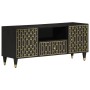 Mueble de TV madera maciza de mango 105x33x46 cm de , Muebles TV - Ref: Foro24-358334, Precio: 81,61 €, Descuento: %