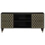 Mueble de TV madera maciza de mango 105x33x46 cm de , Muebles TV - Ref: Foro24-358320, Precio: 92,14 €, Descuento: %