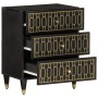 Mesita de noche madera maciza de mango 50x33x60 cm de , Mesitas de noche - Ref: Foro24-358329, Precio: 105,91 €, Descuento: %