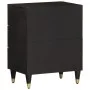 Mesita de noche madera maciza de mango 50x33x60 cm de , Mesitas de noche - Ref: Foro24-358329, Precio: 104,10 €, Descuento: %